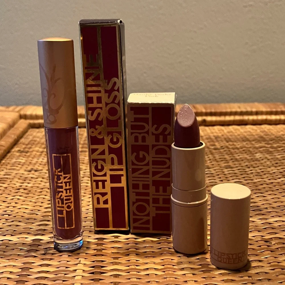 Lipstick Queen Nothing But the Nudes Lipstick Reign & Shine Lipstick NEW